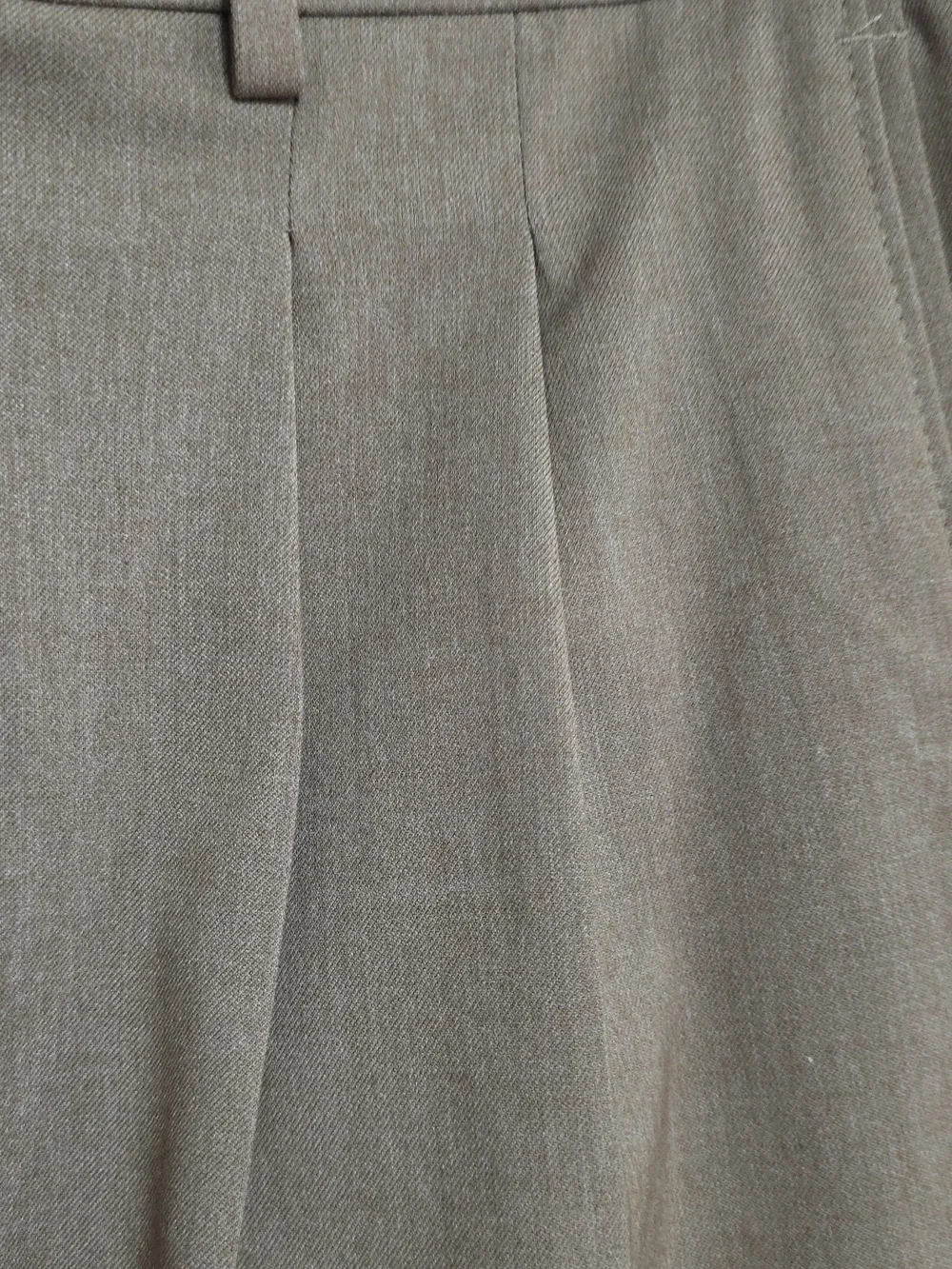 NWT Travel Smart Men's Pleated Pants Tan Cool Max Cuff Hem Stretch Comfort 40x30